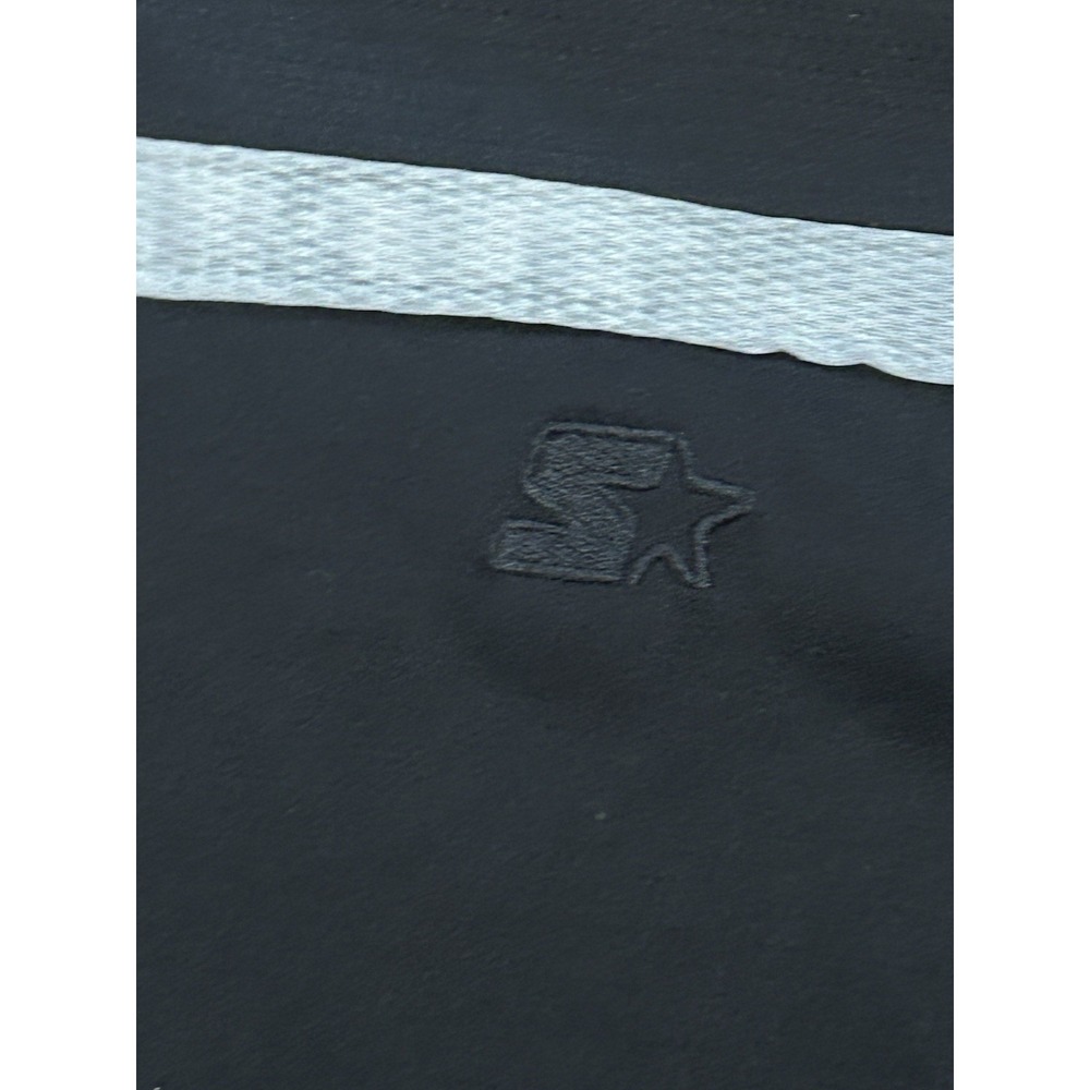 Starter Mens Full Zip Track Jacket Black Size M Athletic Activewear Dri-Star - Picture 5 of 7